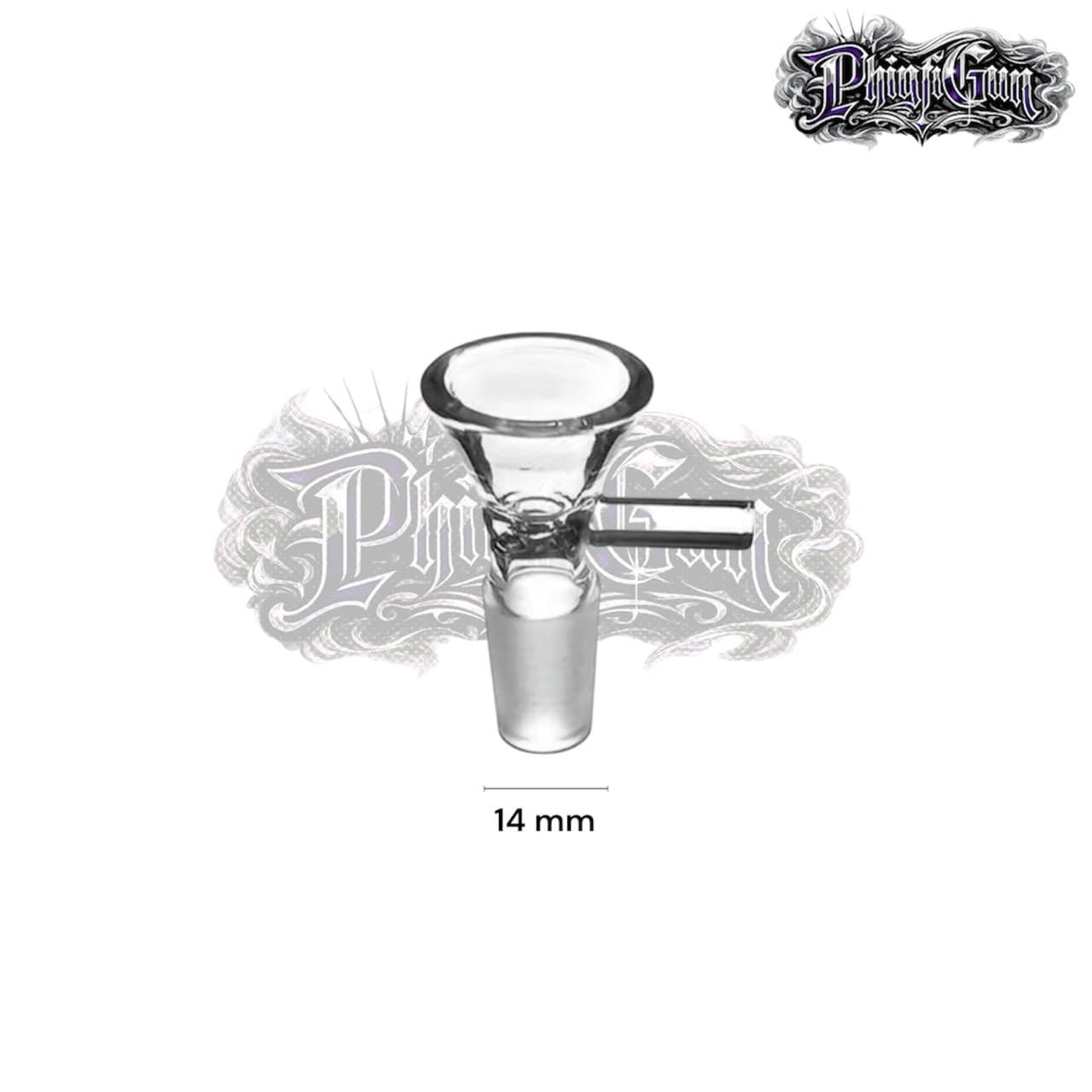 1 FREE 1 คัพแก้ว Borosilicate [ สีใส ]  14mm พร้อมด้ามจับกันความร้อน -A001