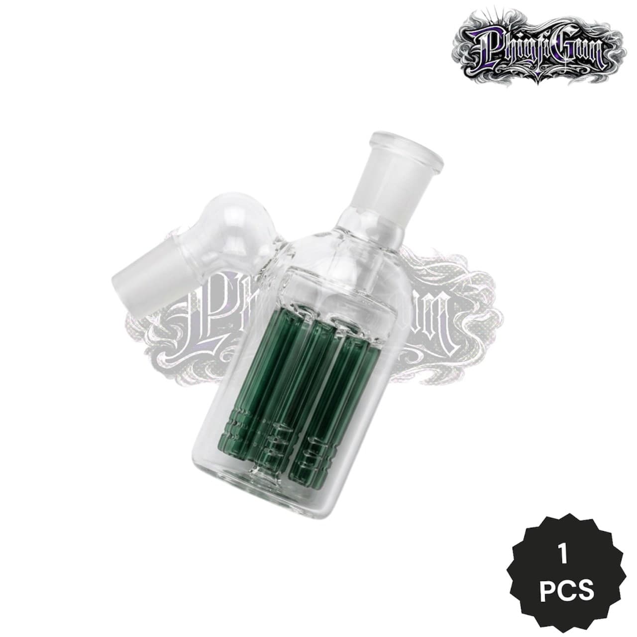 กรองเสริมบ้องแก้ว 45 องศา ข้อต่อ 14mm | Tree Perc (สีเขียว)
